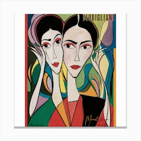 Two Women 2 Canvas Print