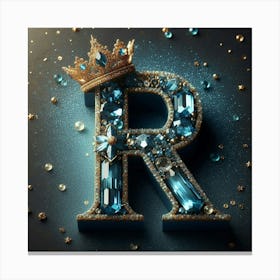 Letter R Canvas Print