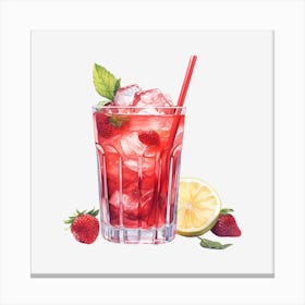 Strawberry Lemonade 10 Canvas Print