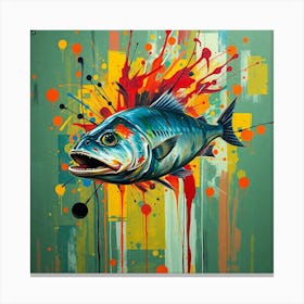 Fish Painting Canvas Print