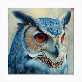 Blue Owl Canvas Print