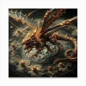 Twilight Dragon Canvas Print