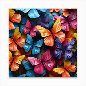 Colorful Butterflies 22 Canvas Print