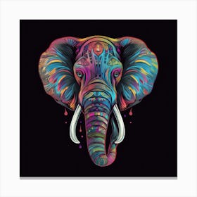 Elephant Painting Canvas Print