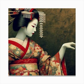 Geisha 1 Canvas Print