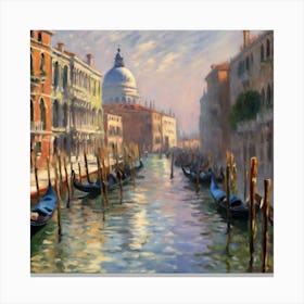 Le Grand Canal, Claude Monet Art Print 1 Canvas Print