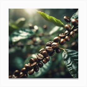 Coffee Beans 71 Canvas Print