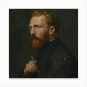 Portrait Of A Bearded Man Canvas Print