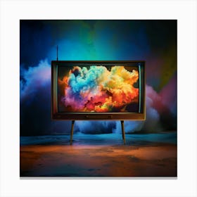 Tv In The Sky Canvas Print