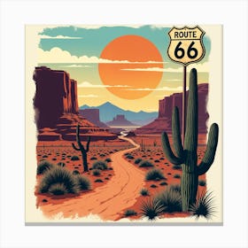 Route 66 Canvas Print