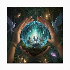 Crystal Ball 9 Canvas Print