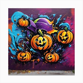 Halloween Pumpkins 3 Canvas Print