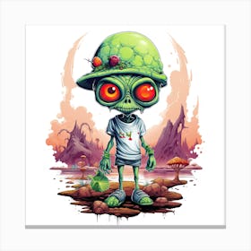 Alien Boy Canvas Print