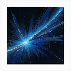 Space Burst abstract Canvas Print