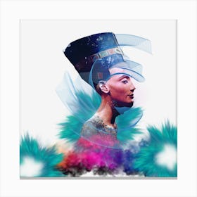 Egyptian Queen- Nefertiti Historical Art Canvas Print