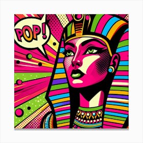 Pop Egyptian Rahemenka Canvas Print