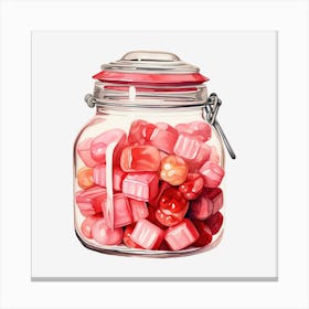 Jar Of Candy 10 Canvas Print