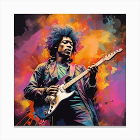 Jimi Hendrix Canvas Print