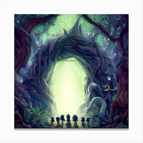 Confronting The Abyss Canvas Print