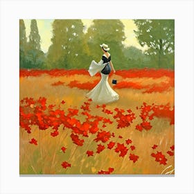 Poppy Field Canvas Print