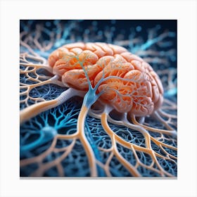 Brain And Nerves 13 Canvas Print