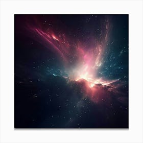 Space Wallpaper Canvas Print