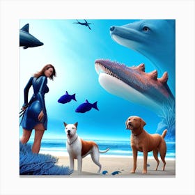 Ocean'S Edge 3 Canvas Print