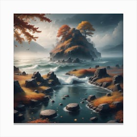 Landscape Painting 4 Canvas Print