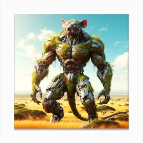 Mech Taz Canvas Print