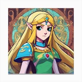 Legend Of Zelda Canvas Print