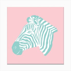 Sweet Zebra Canvas Print