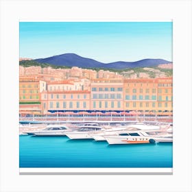 Bay Of Nice Canvas Print