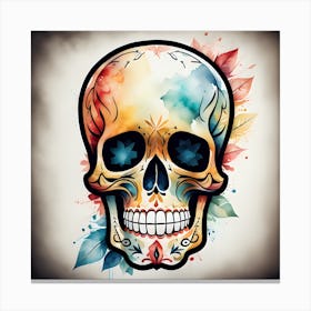 Sugar Skull Canvas Print