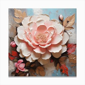 Camellia flower 5 Canvas Print