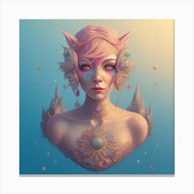 Ethereal Woman ai art 1 Canvas Print