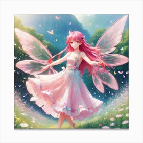 Pink Fairy Canvas Print