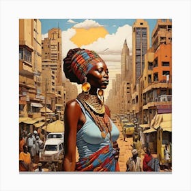 African Woman Canvas Print