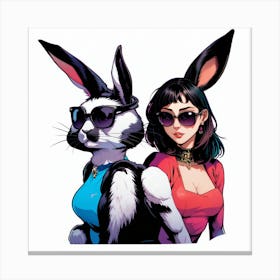 Rabbits Canvas Print