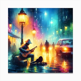 Acoustic Guitar 3 Canvas Print