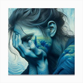 'Blue' Canvas Print