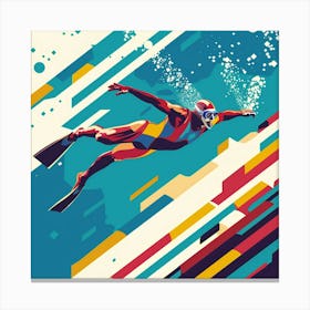 Scuba Diver 1 Canvas Print