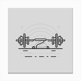 Barbell 1 Canvas Print