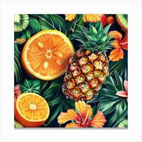 Tropical Fusion (5) Canvas Print