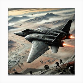 A Detailed Scene Showcasing The Role Of The Vx S5 Canvas Print