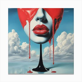 'The Red Mask' Canvas Print