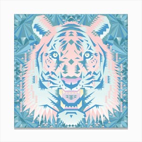 Chobopop Pastel Tiger Canvas Print