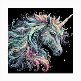 Unicorn Painting Canvas Print