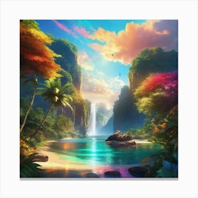 paradise beach 4 Canvas Print