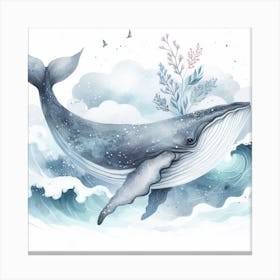 Whale 2 Canvas Print