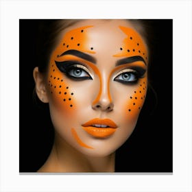 Halloween Makeup Canvas Print